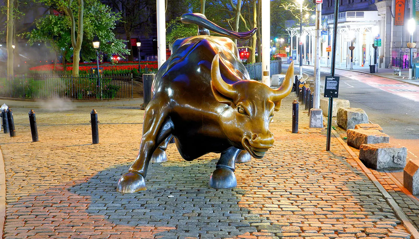 Estatua del Charging Bull en Nueva York - El Toro de Wall Street