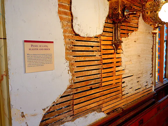 Museo en Eldridge Street en Nueva York - Monumento Histórico Nacional en el Lower East Side