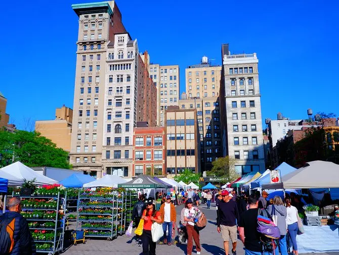 Union Square en Nueva York - Compras locales