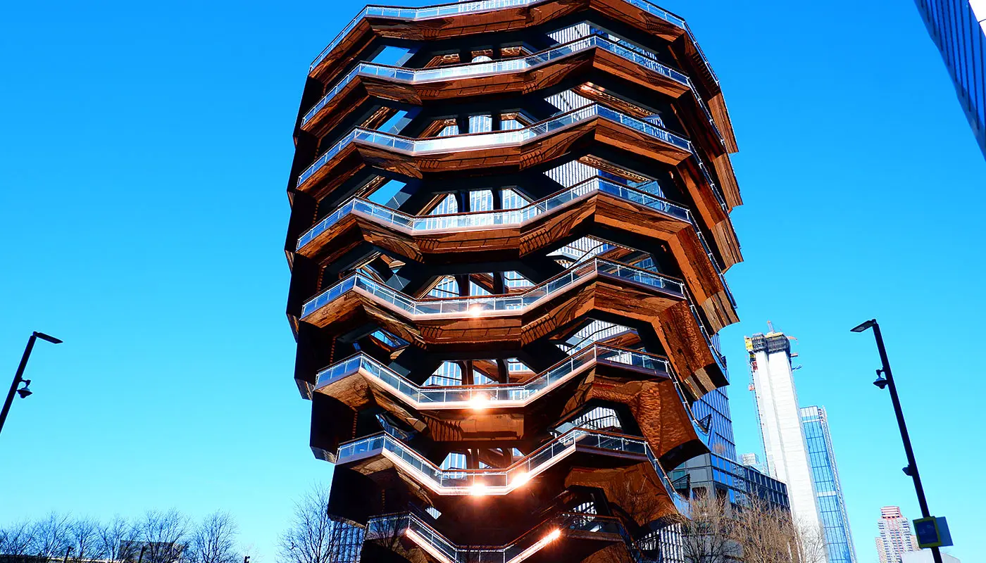 Ruta a pie por High Line Park - Hudson Yards en Nueva York - Vistazo de la ruta a pie