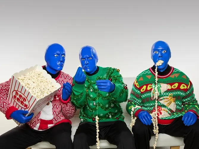Tickets para Blue Man Group en Nueva York A New Holiday Surprise - Show de Navidad de Blue Man Group